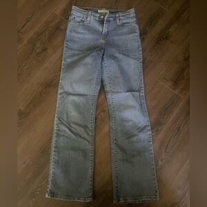 Levi's 512 Bootcut Women's Blue Denim Jeans Perfectly Slimming Sz 6 Misses